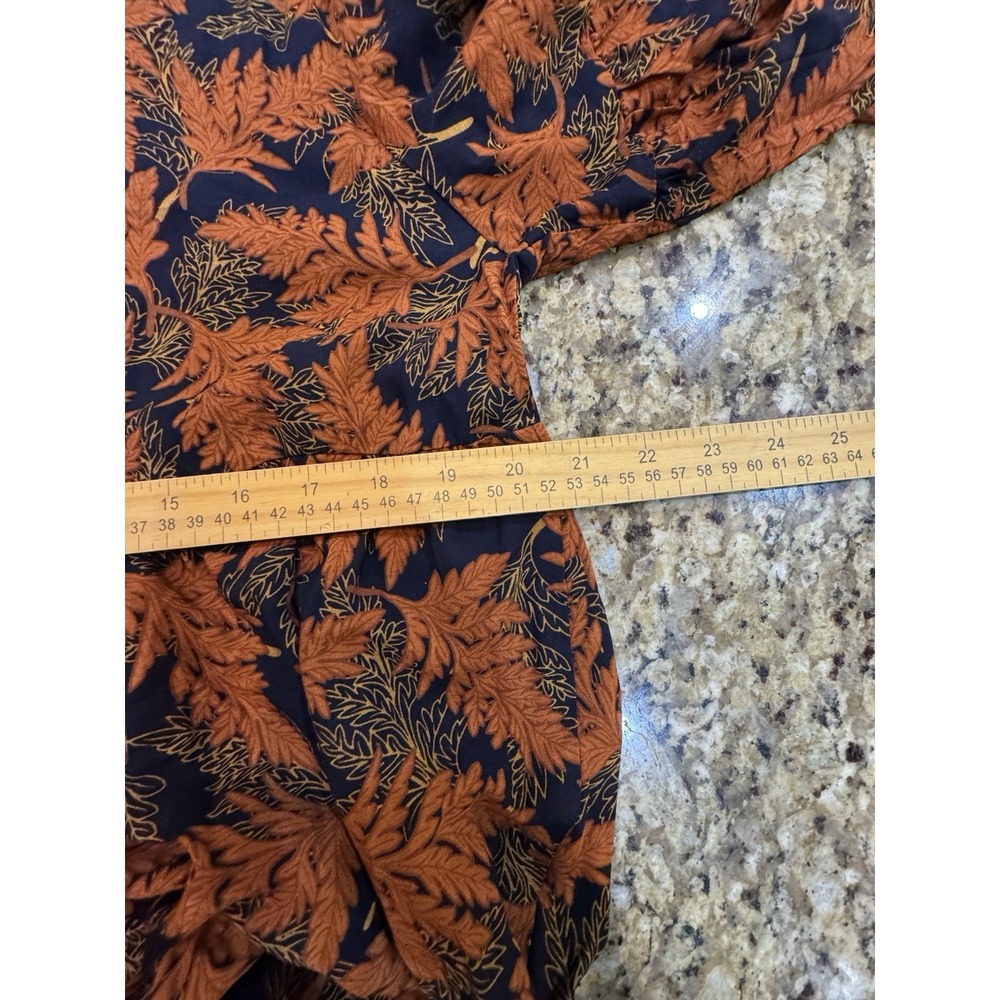 Natural Life Charlotte Boho Dress in Navy/Rust Size Large XL Maxi - Picture 8 of 10